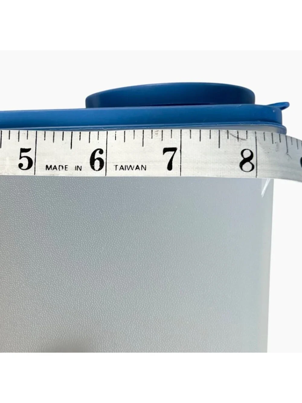 Vintage Tupperware Cereal Keeper 13 Cup #469 Bold N Blue Flip Top Lid 470 471